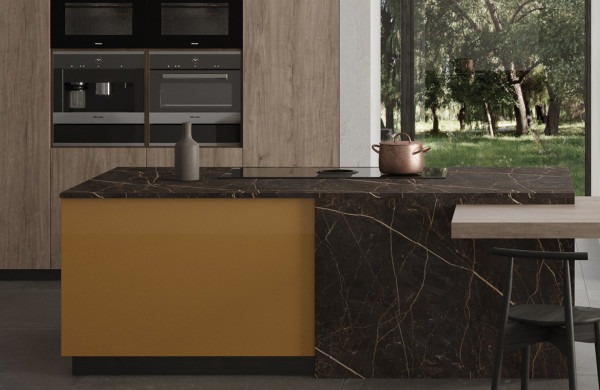 Kitchen surfaces: 3482 Samas, 4630 Inari, 0778 Maggese Bloom core