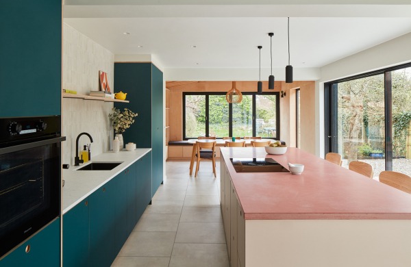 A victorian home kitchen turns into a family haven